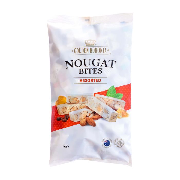 Golden Boronia Assorted Nougat 1Kg - BeeVitamins