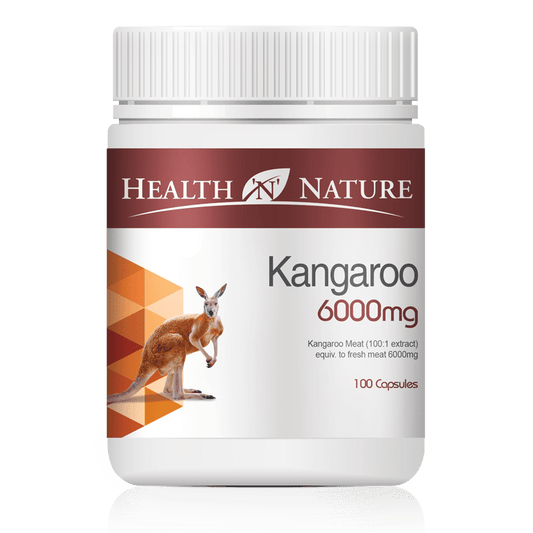 Health N Nature Kangaroo 6000mg 100 Capsules - BeeVitamins