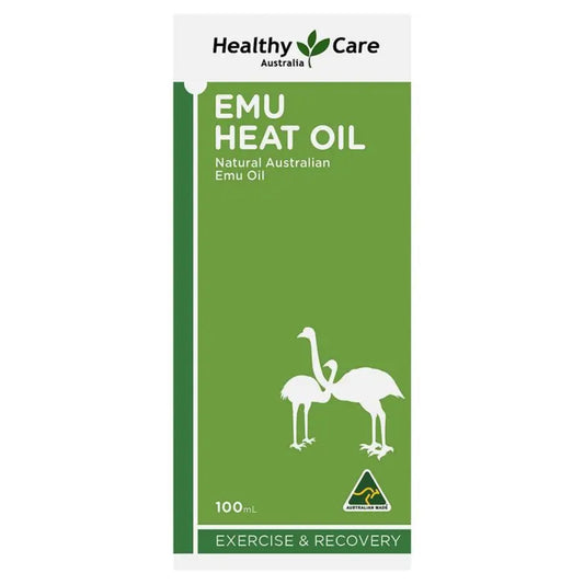 Healthy Care Emu Heat Oil 100ml - BeeVitamins