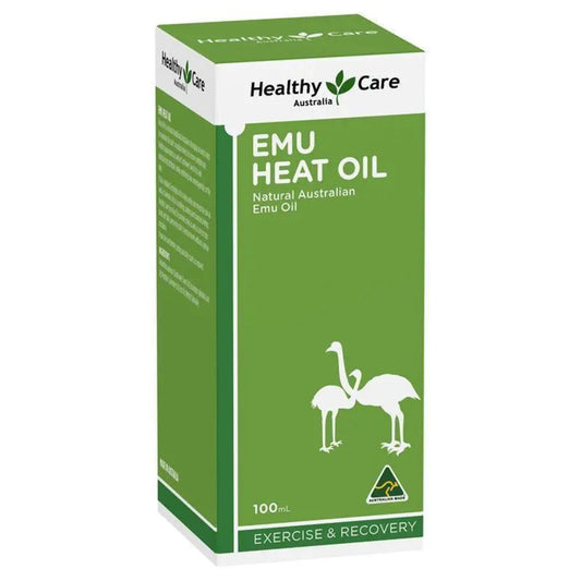 Healthy Care Emu Heat Oil 100ml - BeeVitamins