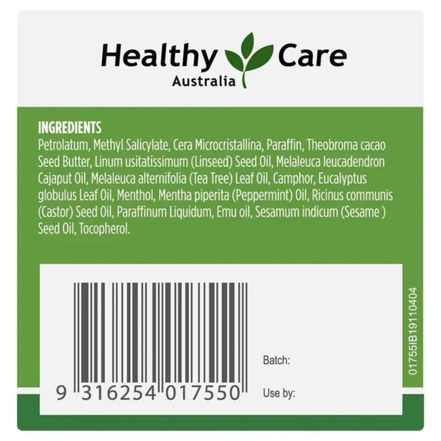 Healthy Care Emu Heat Rub 50g - BeeVitamins