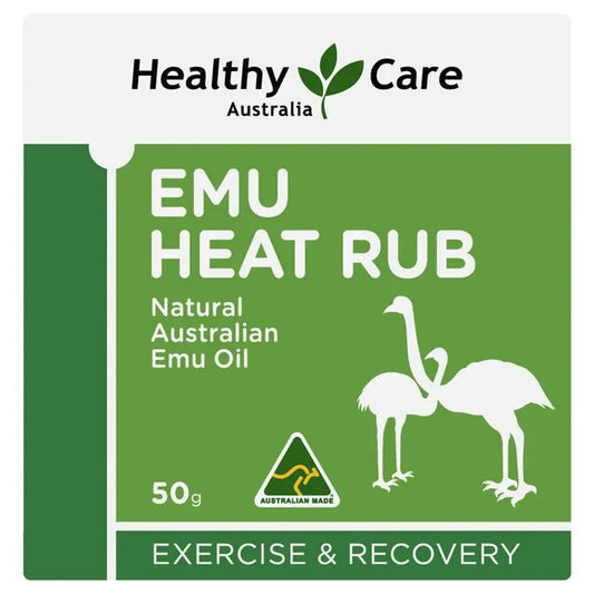Healthy Care Emu Heat Rub 50g - BeeVitamins