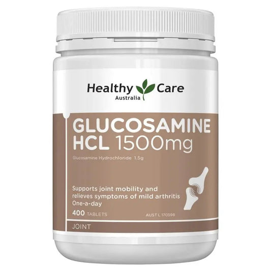 Healthy Care Glucosamine 1500mg 400 Tablets - BeeVitamins