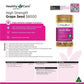 Healthy Care Grape Seed 58000mg 200 Capsules - BeeVitamins