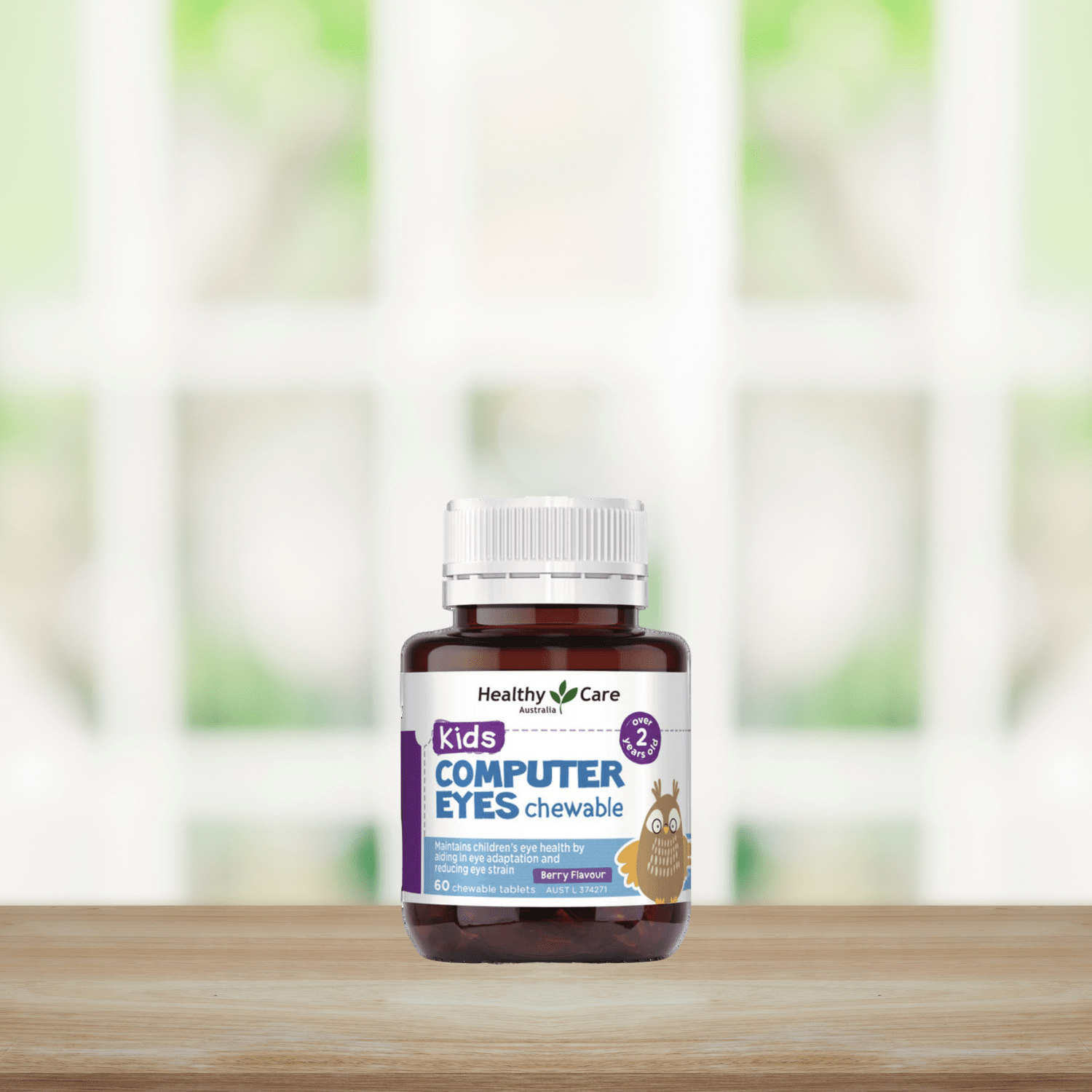 Healthy Care Kids Computer Eyes 60 Chewable Tablets - BeeVitamins