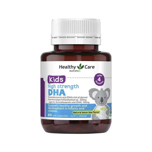 Healthy Care Kids DHA 60 Capsules - BeeVitamins