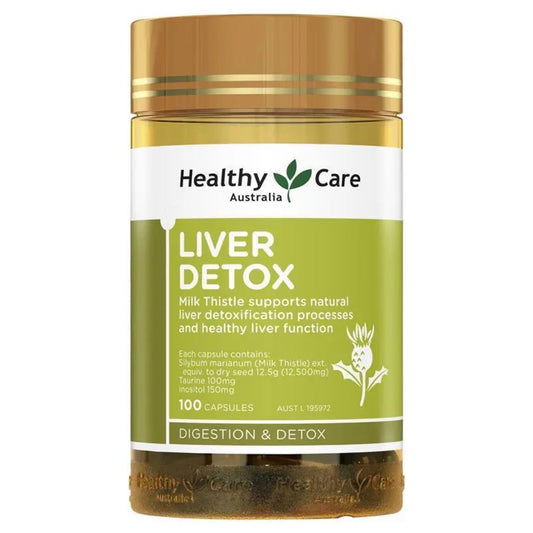 Healthy Care Liver Detox 100 Capsules - BeeVitamins