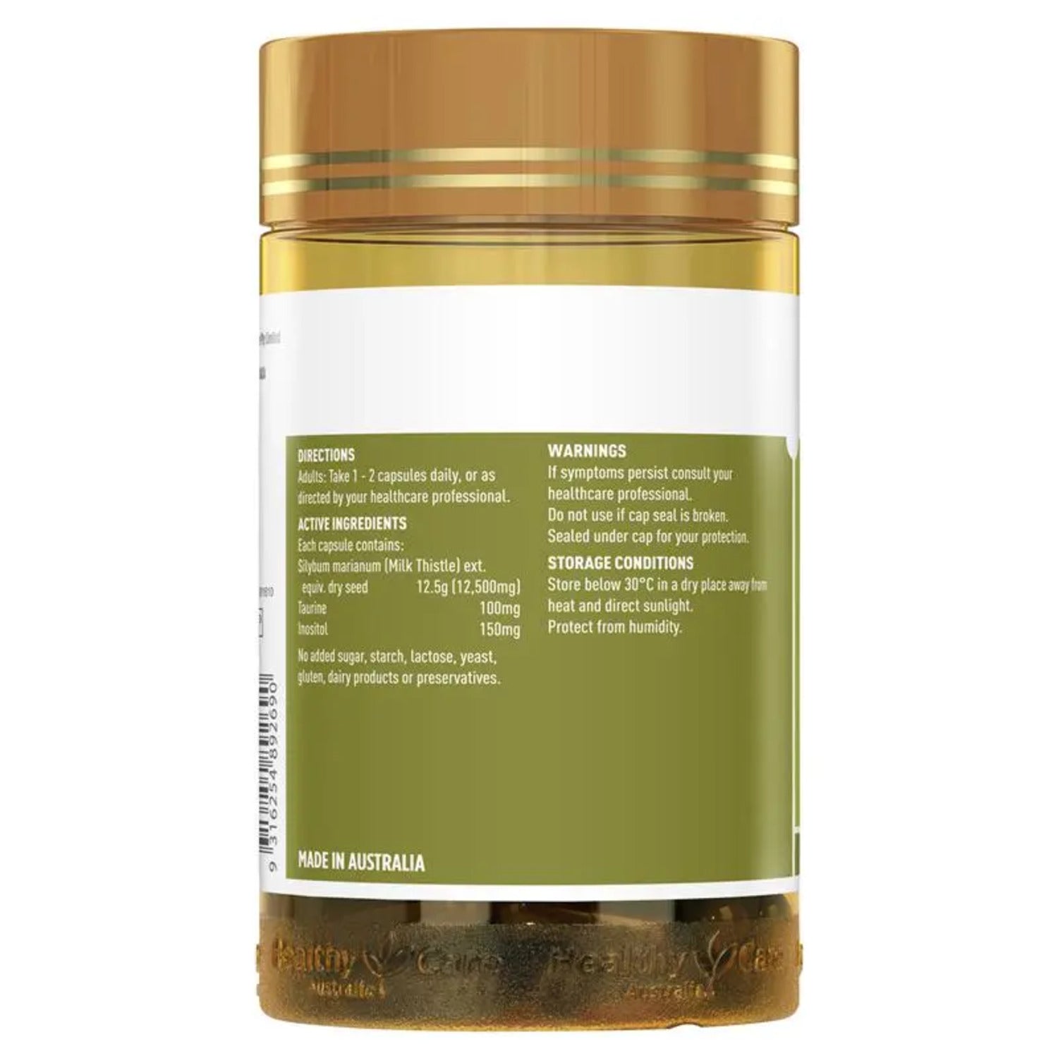 Healthy Care Liver Detox 100 Capsules - BeeVitamins