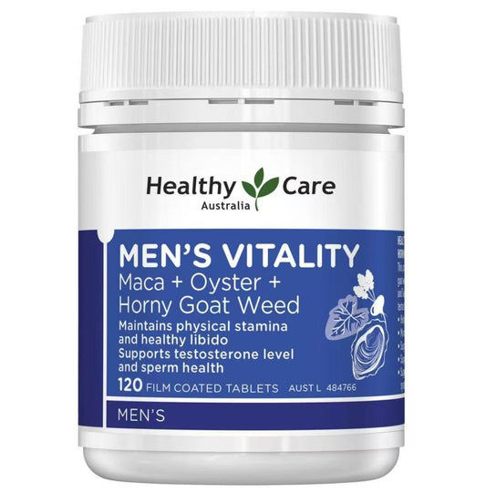 Healthy Care Men's Vitality 120 Tablets - BeeVitamins