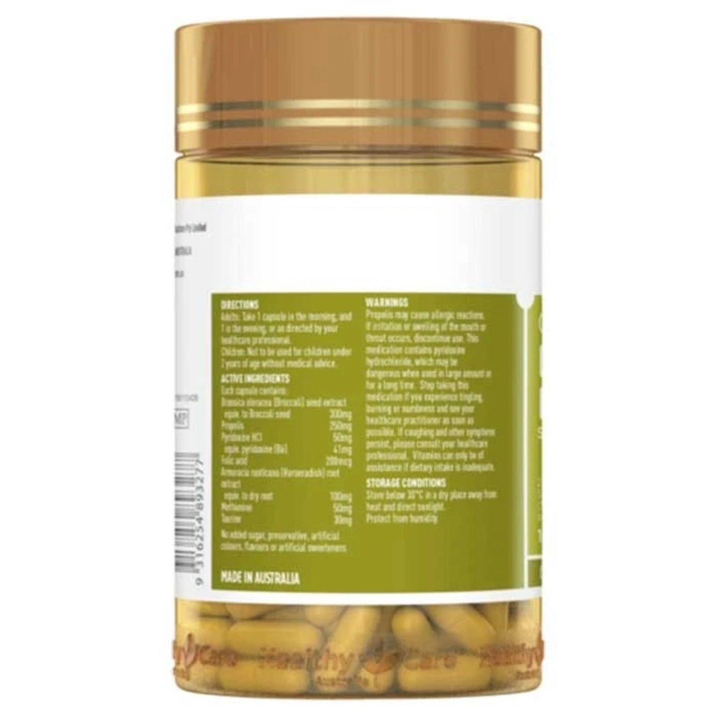Healthy Care Original Lung Detox 180 Capsules - BeeVitamins