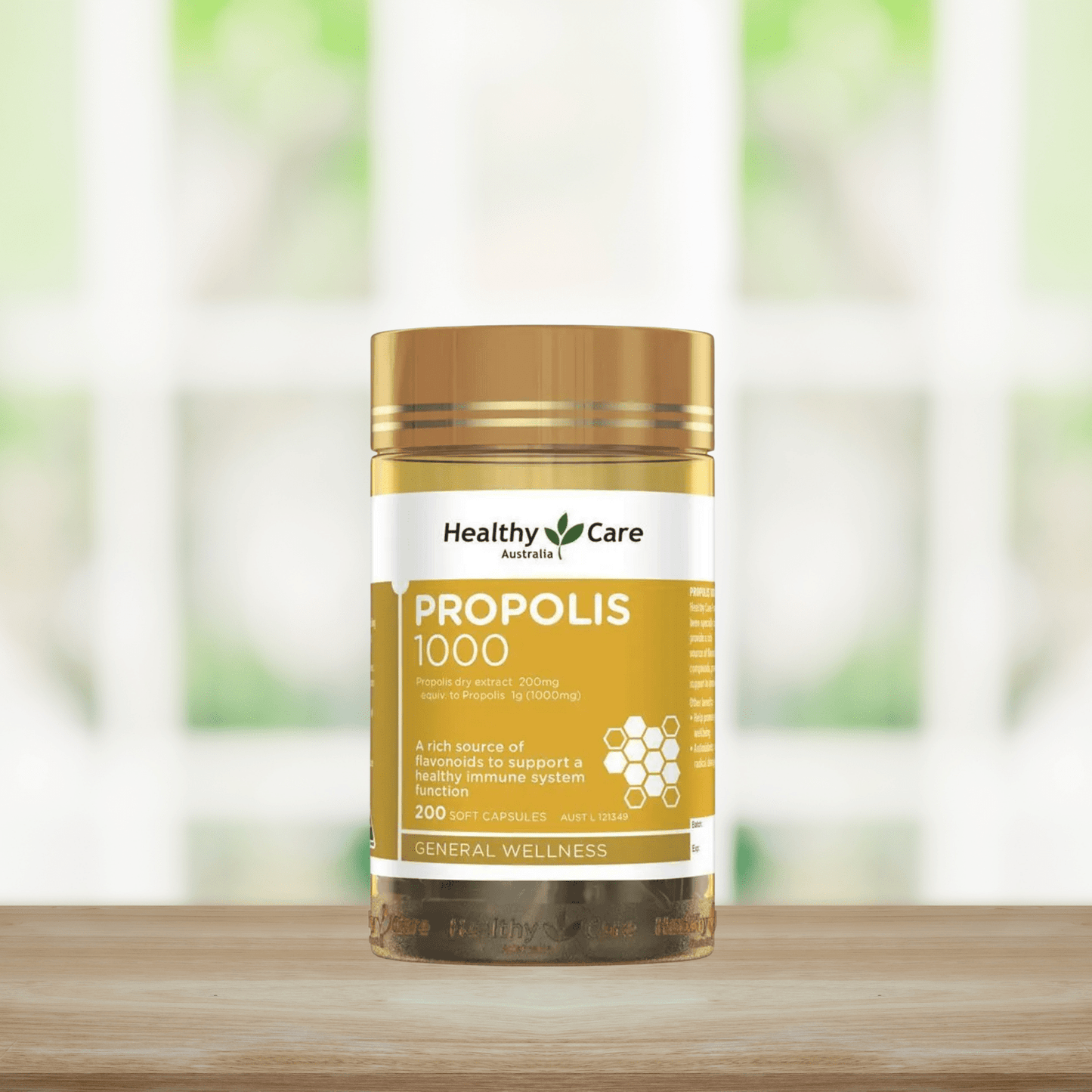 Healthy Care Propolis 1000mg 200 Capsules - BeeVitamins