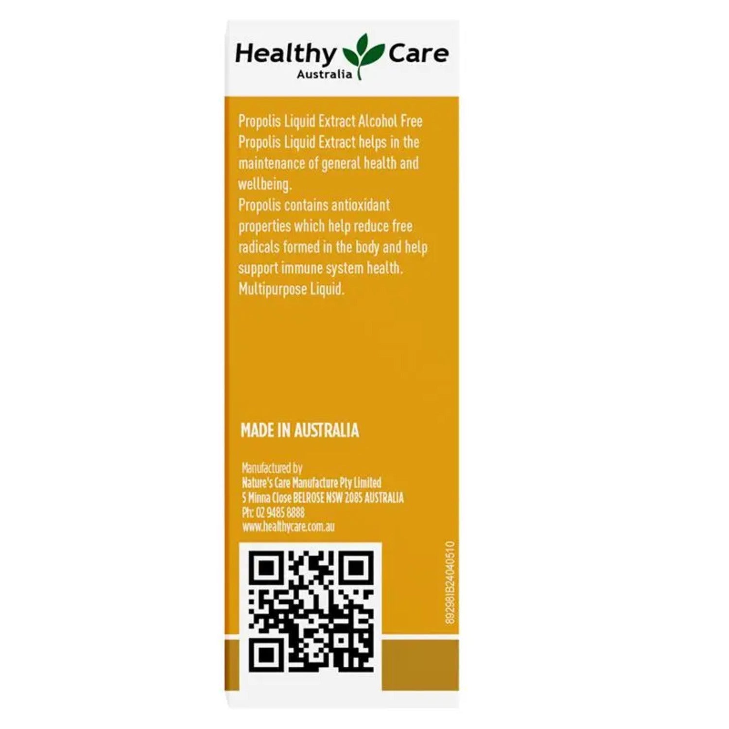 Healthy Care Propolis Liquid Alcohol Free 25ml - BeeVitamins