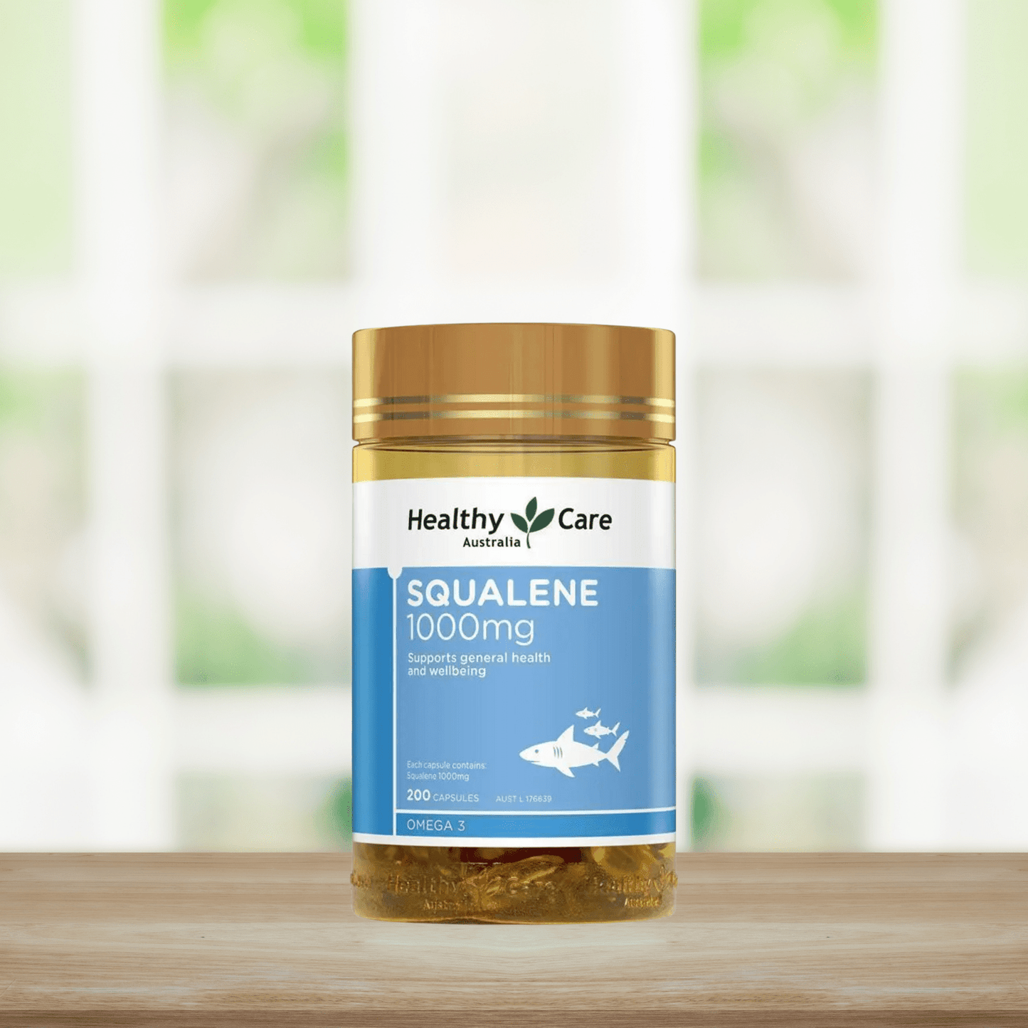 Healthy Care Squalene 1000mg 200 Capsules - BeeVitamins