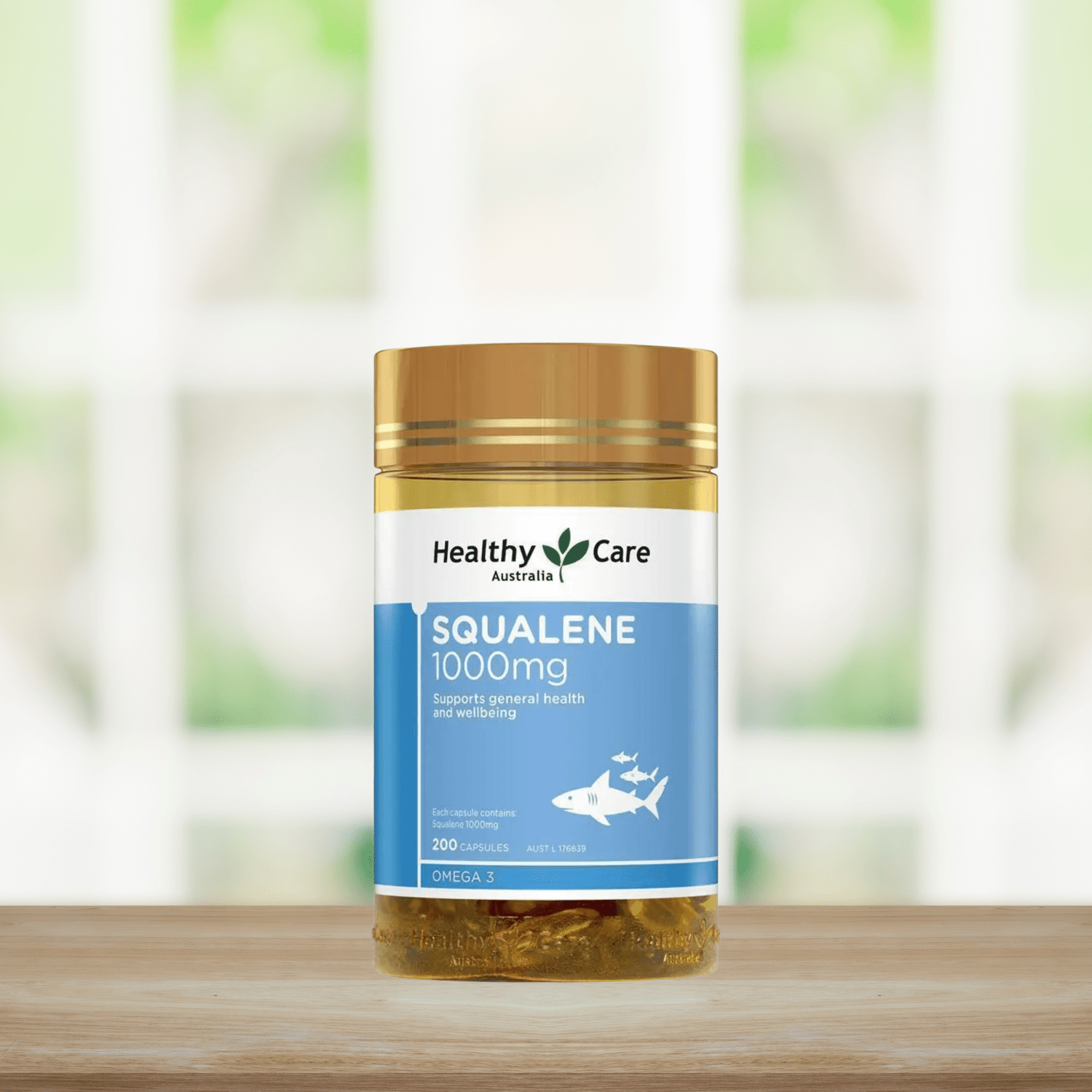 Healthy Care Squalene 1000mg 200 Capsules - BeeVitamins