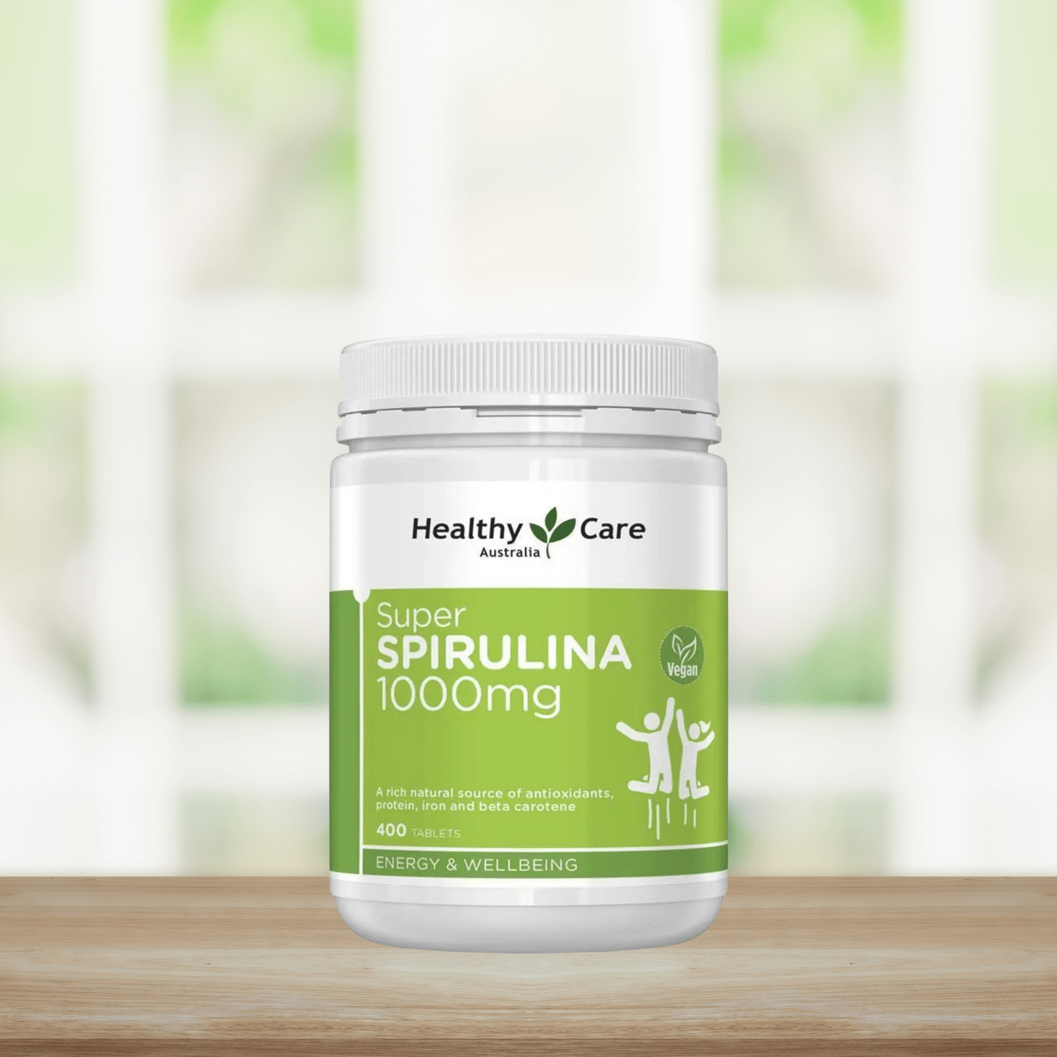 Healthy Care Super Spirulina 400 Tablets - BeeVitamins