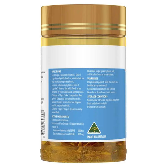 Healthy Care Triple Strength Fish Oil 150 Capsules - BeeVitamins