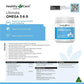 Healthy Care Ultimate Omega3, 6, 9 / 200 Capsules - BeeVitamins