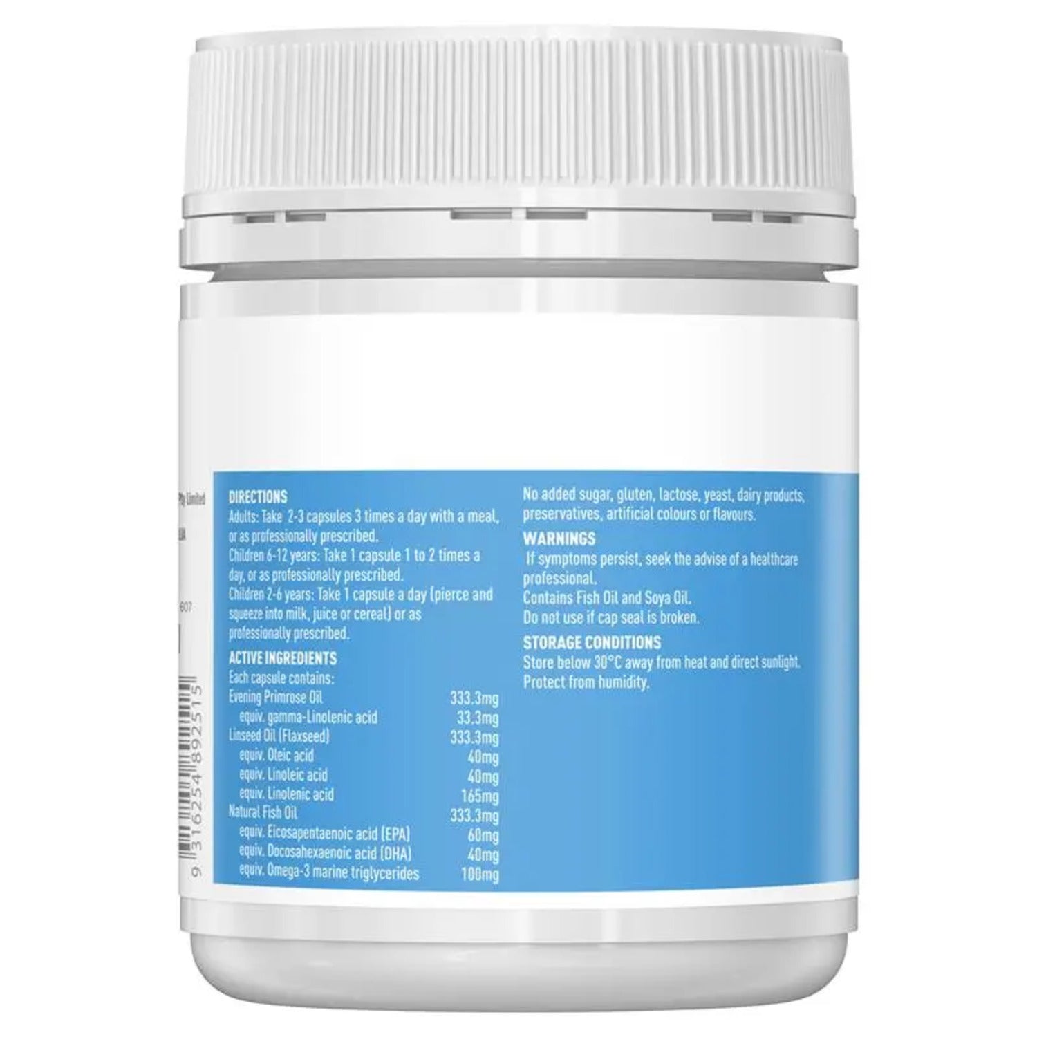 Healthy Care Ultimate Omega3, 6, 9 / 200 Capsules - BeeVitamins