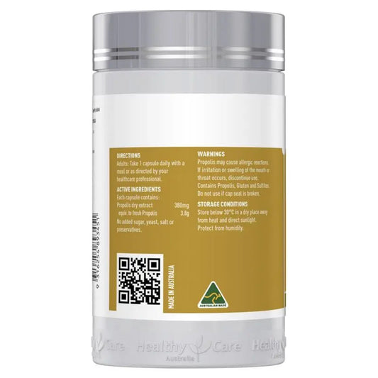 Healthy Care Ultra Premium Propolis 3800mg 200 Capsules - BeeVitamins