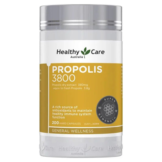 Healthy Care Ultra Premium Propolis 3800mg 200 Capsules - BeeVitamins