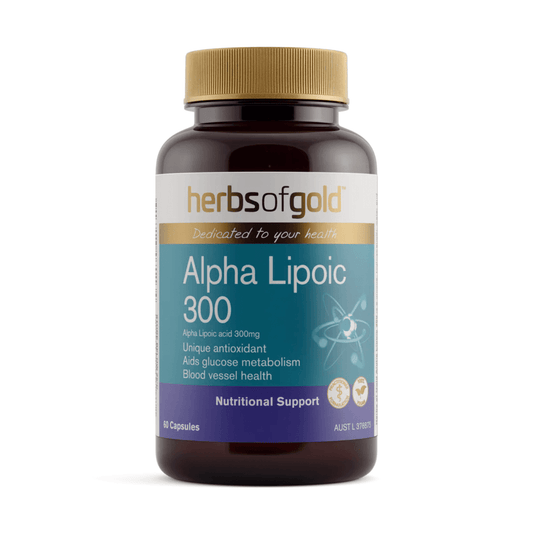 Herbs of Gold Alpha Lipoic 300 / 60 Capsules - BeeVitamins