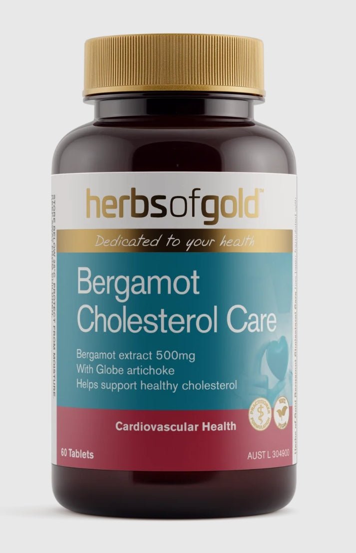 Herbs of Gold Bergamot Cholesterol Care 60 Tablets - BeeVitamins