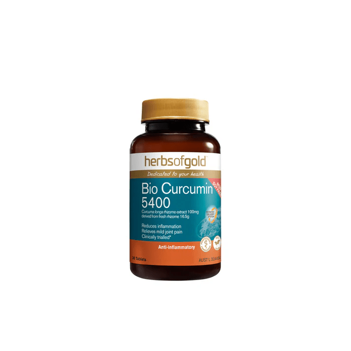 Herbs of Gold Bio Curcumin 5400 / 30 Tablets (Exp date: 10/24) - BeeVitamins
