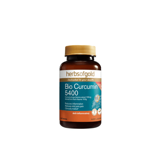 Herbs of Gold Bio Curcumin 5400 / 30 Tablets (Exp date: 10/24) - BeeVitamins