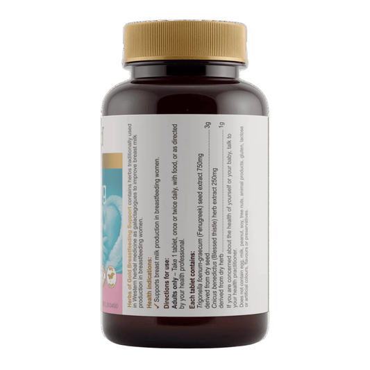 Herbs of Gold Breastfeeding Support 60 Tablets - BeeVitamins