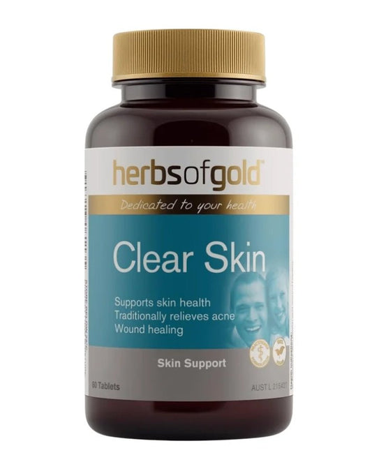 Herbs of Gold Clear Skin 60 Tablets (Exp date: 05/27) - BeeVitamins
