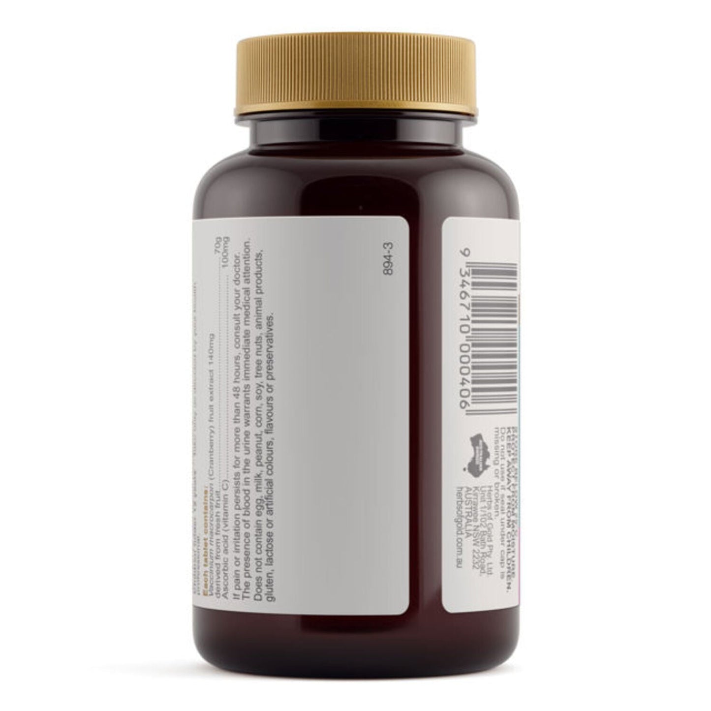 Herbs of Gold Cranberry 70000 High Strength / 50 Tablets - BeeVitamins