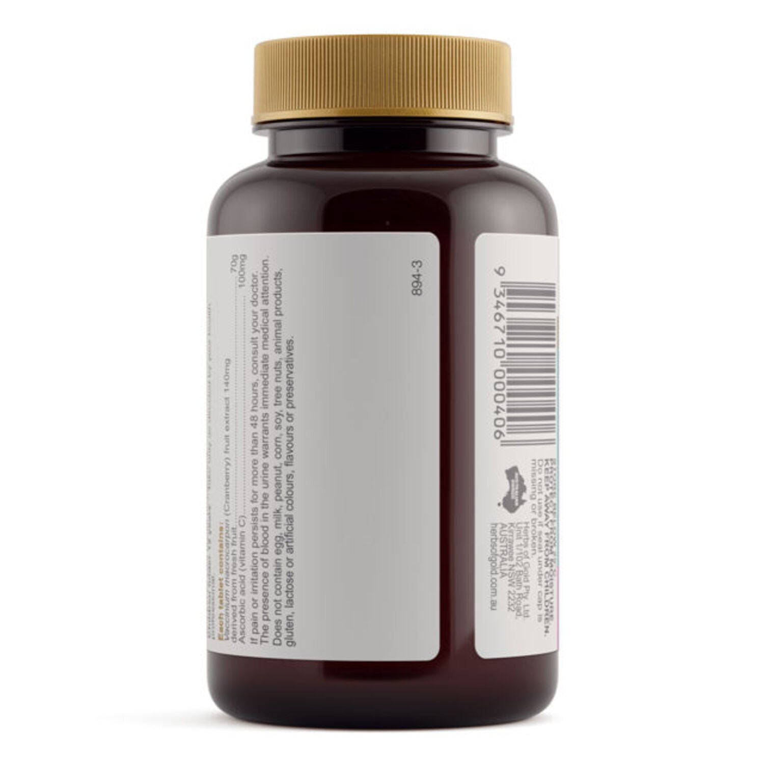 Herbs of Gold Cranberry 70000 High Strength / 50 Tablets - BeeVitamins
