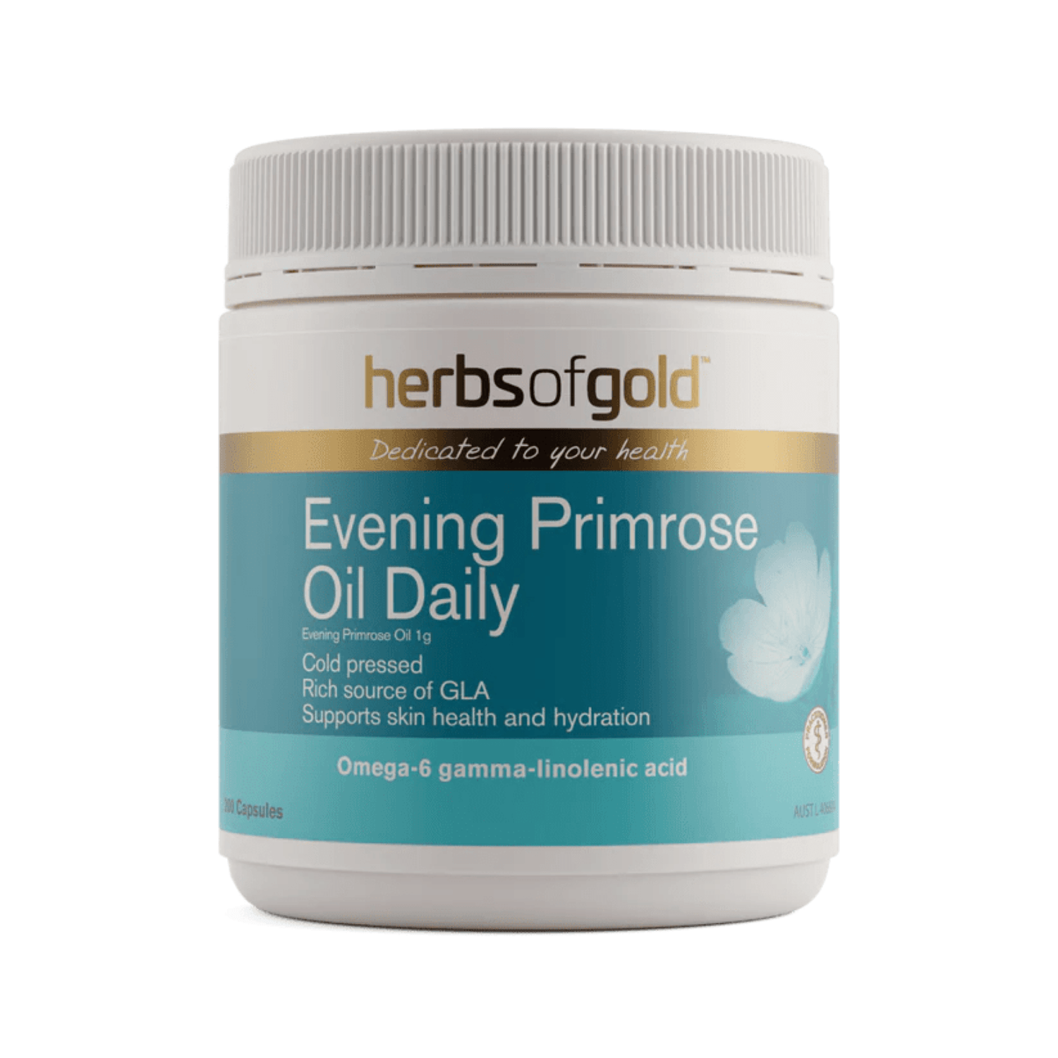 Herbs of Gold Evening Primrose Oil Daily 200 Capsules - BeeVitamins