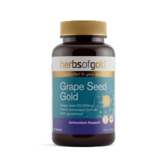 Herbs of Gold Grape Seed Gold 60 Tablets - BeeVitamins