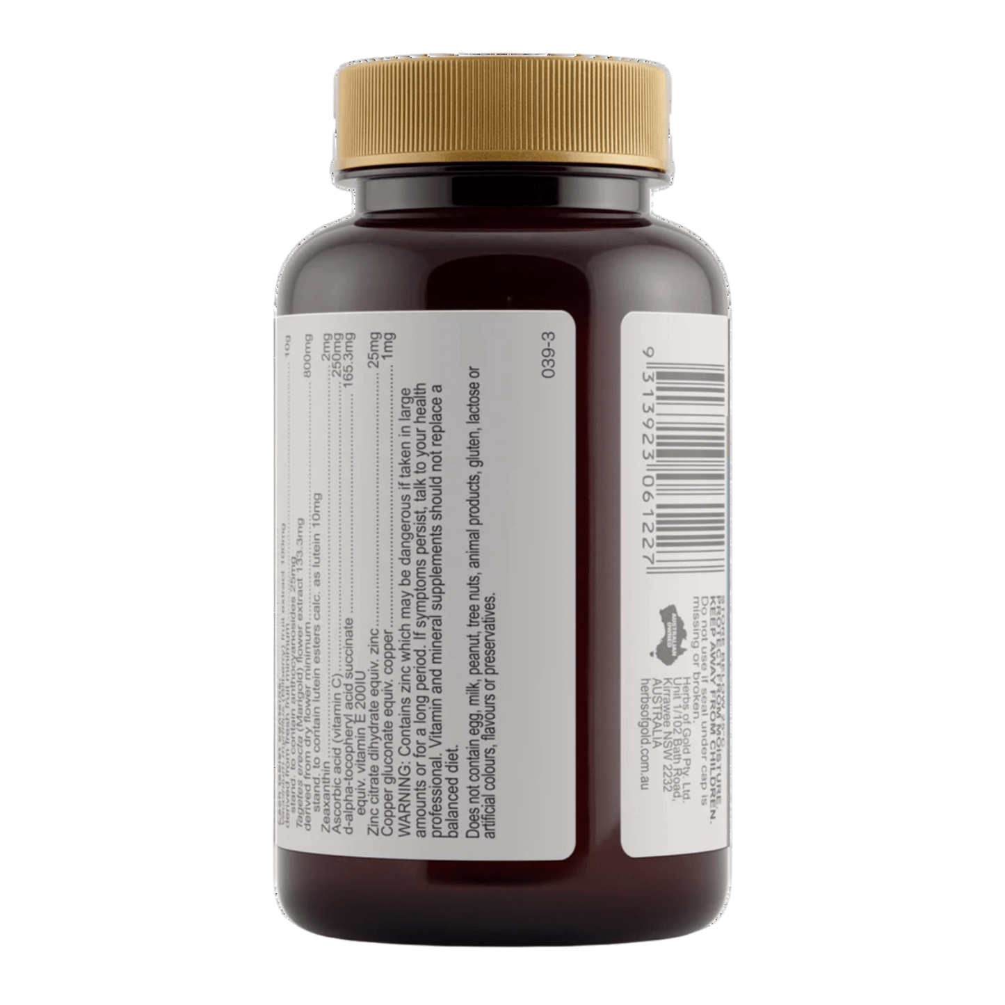 Herbs of Gold Macu - Guard with Bilberry 10000 / 60 Tablets - BeeVitamins