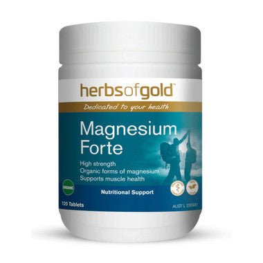 Herbs of Gold Magnesium Forte 120 Tablets - BeeVitamins