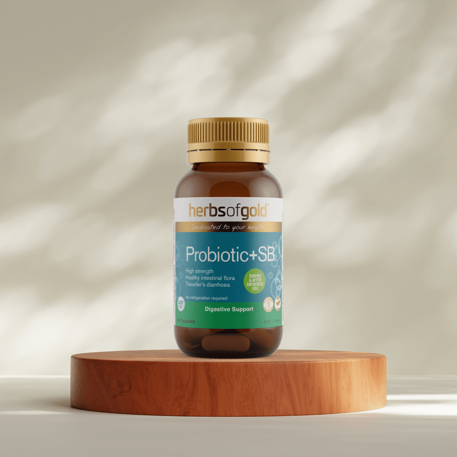 Herbs of Gold Probiotic + SB 60 Capsules - BeeVitamins
