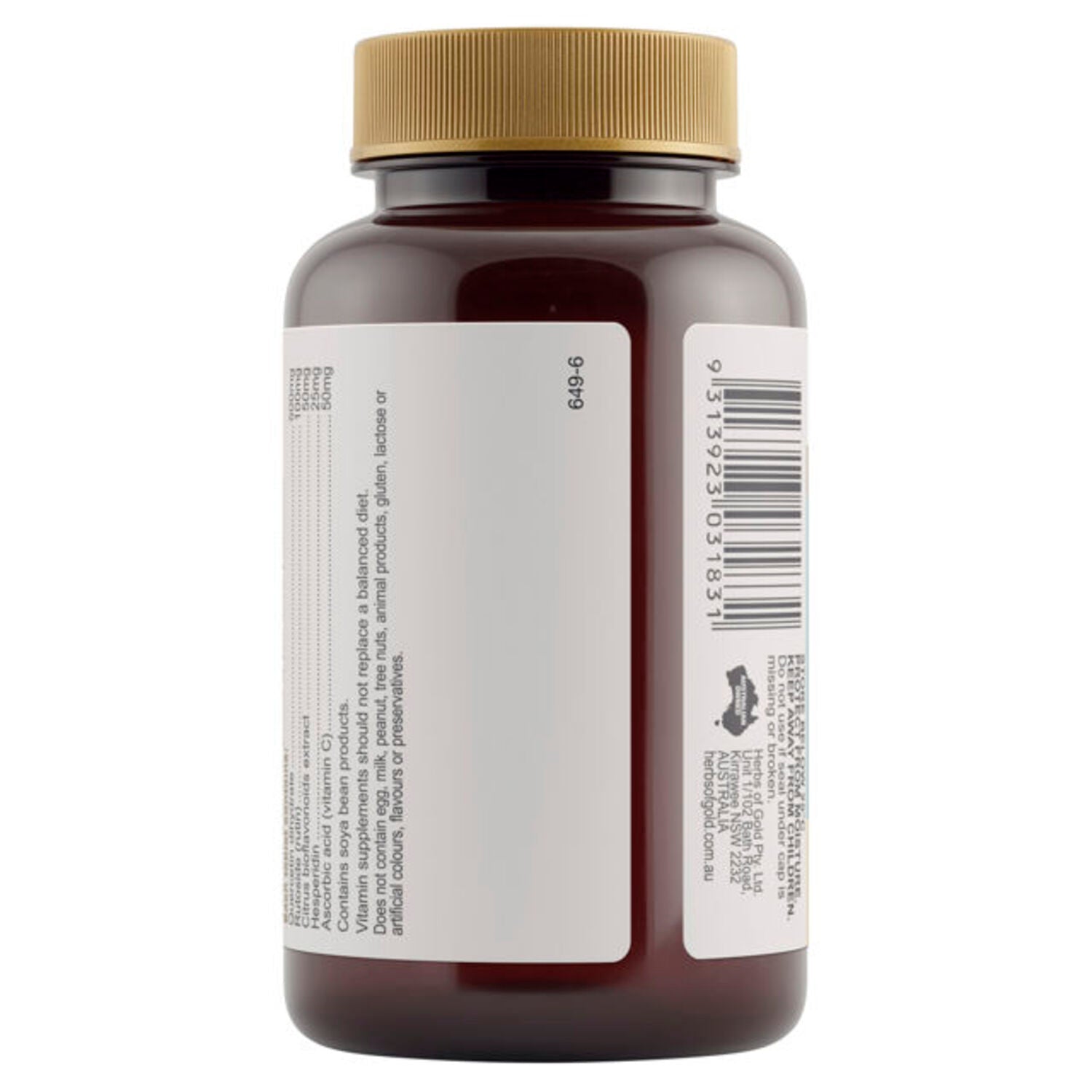 Herbs of Gold Quercetin Complex 60 Tablets - BeeVitamins