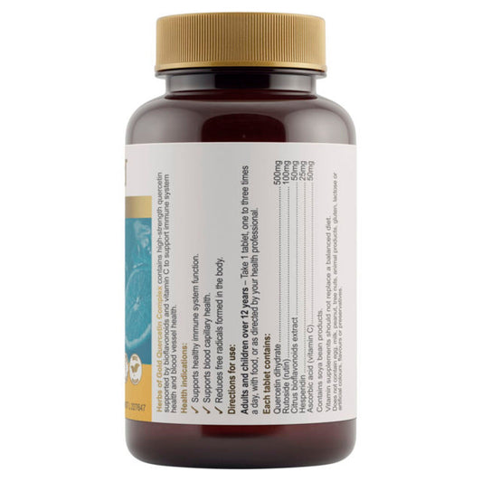 Herbs of Gold Quercetin Complex 60 Tablets - BeeVitamins