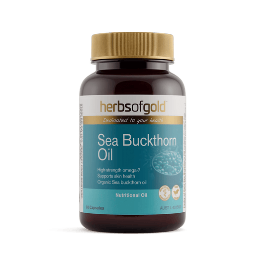 Herbs of Gold Sea Buckthorn oil 60 Capsules - BeeVitamins