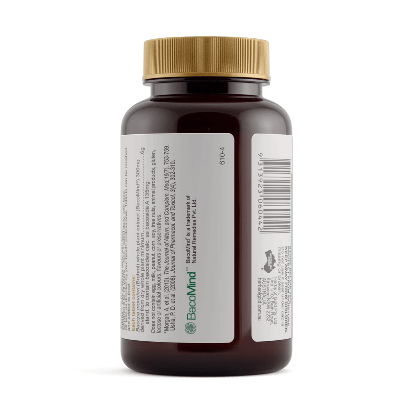 Herbs of Gold Super Brahmi 6000 60 Tablets - BeeVitamins