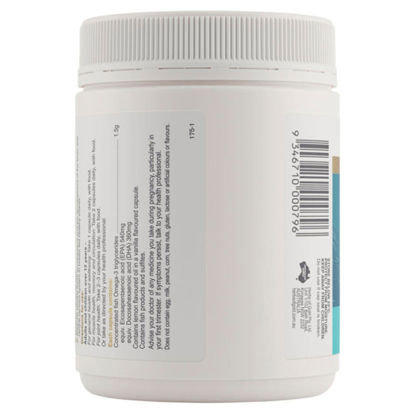 Herbs of Gold Triple Strength Omega3 150 Capsules - BeeVitamins