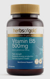 Herbs of Gold Vitamin B5 500mg 60 Capsules - BeeVitamins