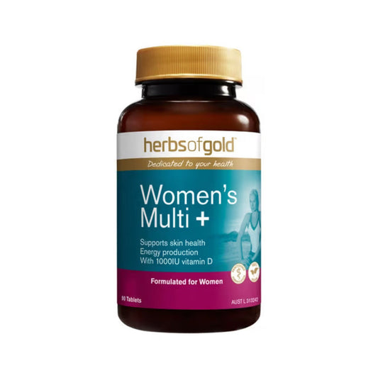 Herbs of Gold Women’s Multi Plus 90 Tablets - BeeVitamins
