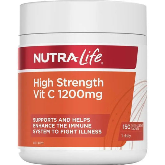 Nutra-Life High Strength Vitamin C 1200mg 150 Tablets