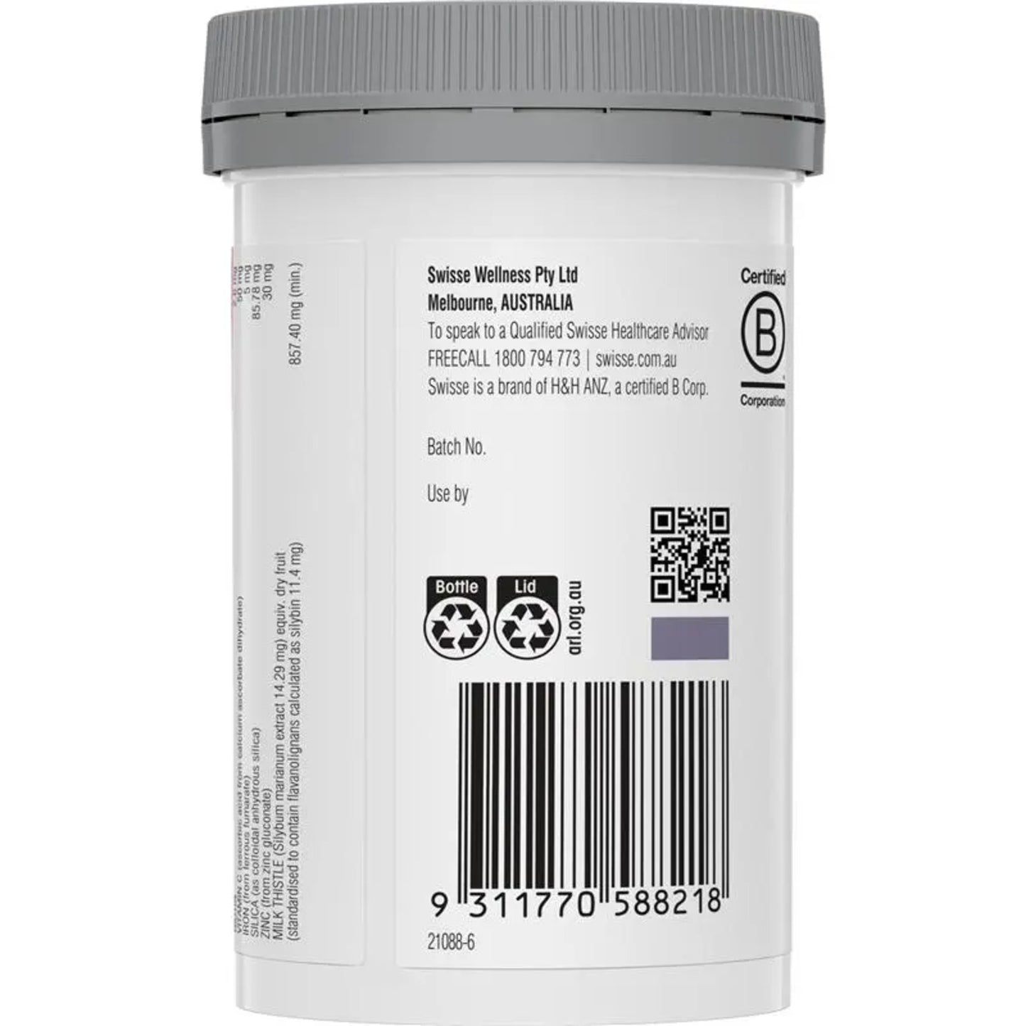 Swisse Hair Skin Nails+ 100 Tablets