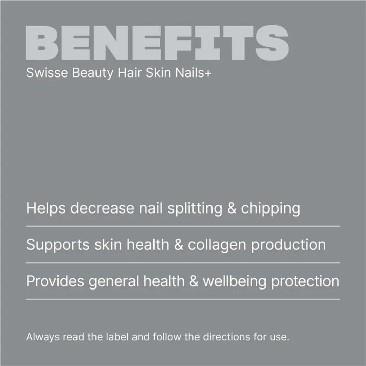 Swisse Hair Skin Nails+ 100 Tablets