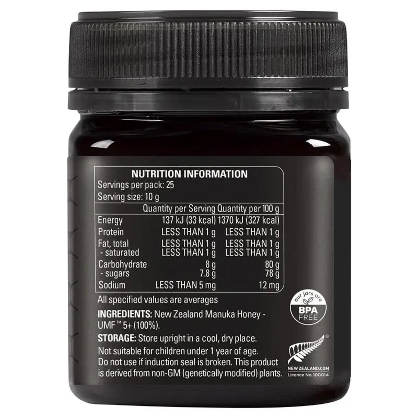 Comvita UMF 5+ 250g Manuka Honey New Zealand