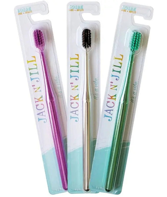 Jack N Jill Toothbrush Chrome Assorted Soft (1 Brush) - BeeVitamins