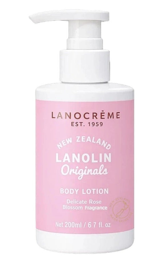 Lanocreme Body Lotion Delicate Rose Blossom Fragrance 200ml - BeeVitamins